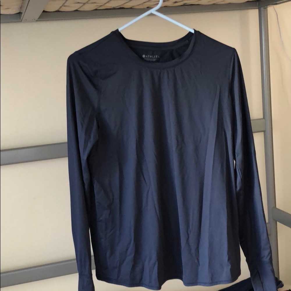 Athleta Sunlover Tulip Back Top Long Sleeve